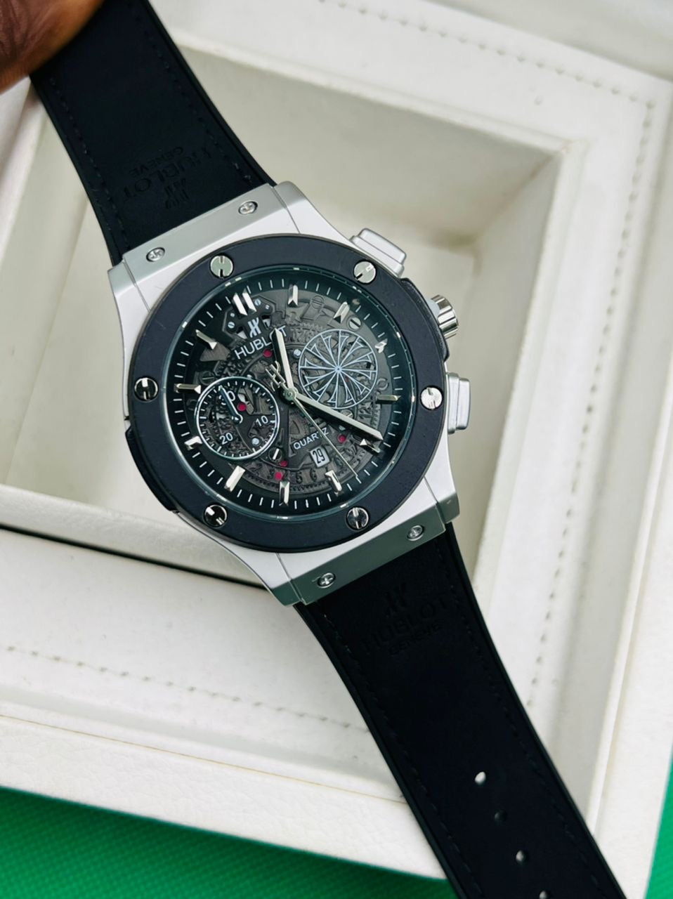 Hublot Leather Watch