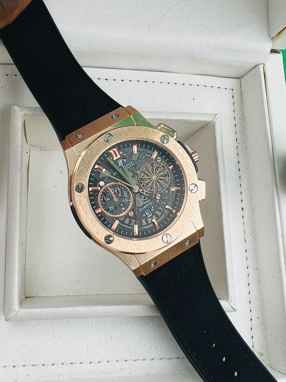 Hublot Leather Watch