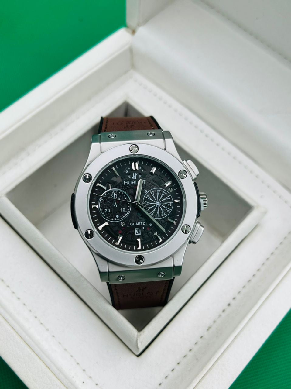 Hublot Leather Watch