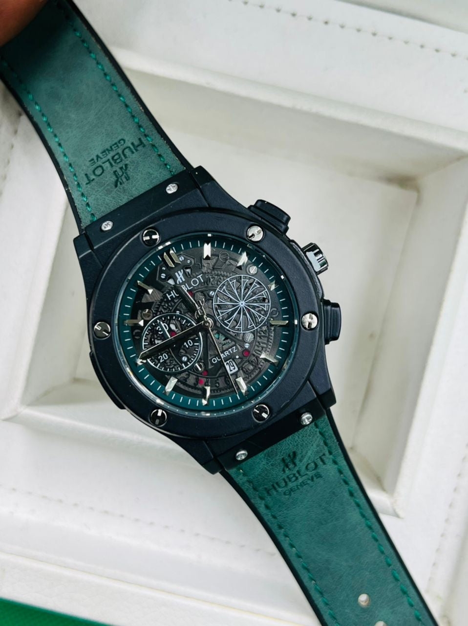 Hublot Leather Watch