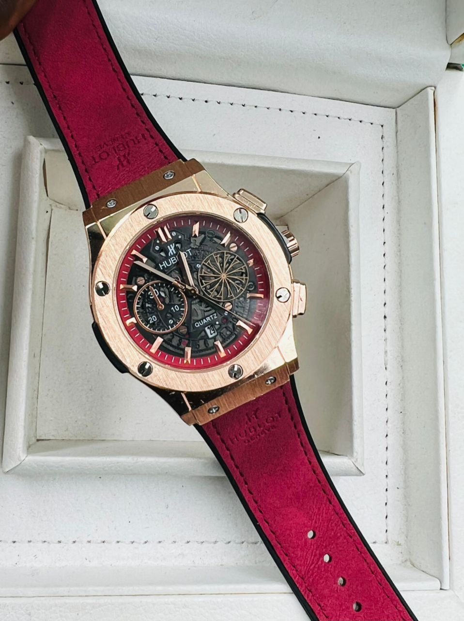 Hublot Leather Watch