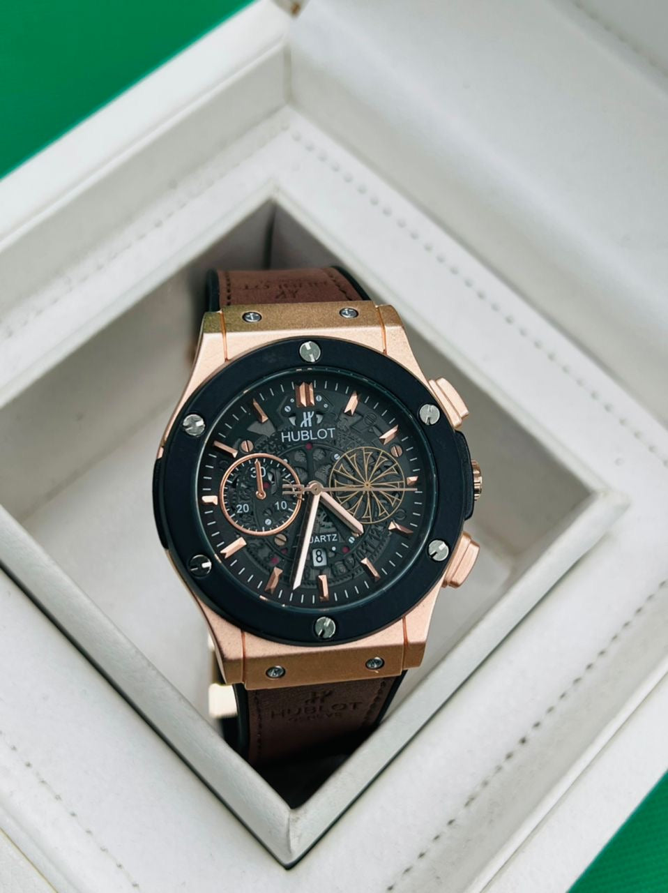 Hublot Leather Watch