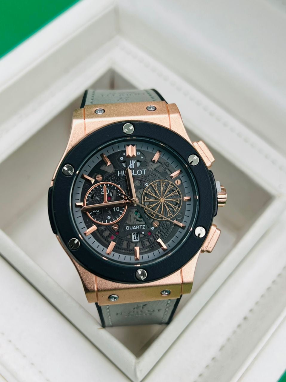 Hublot Leather Watch