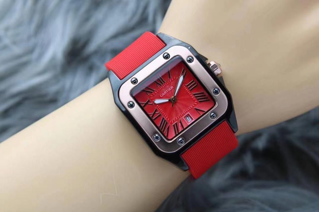 Cartier unisex rubber watch