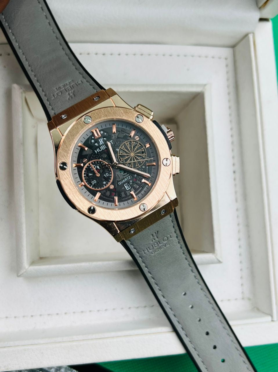 Hublot Leather Watch