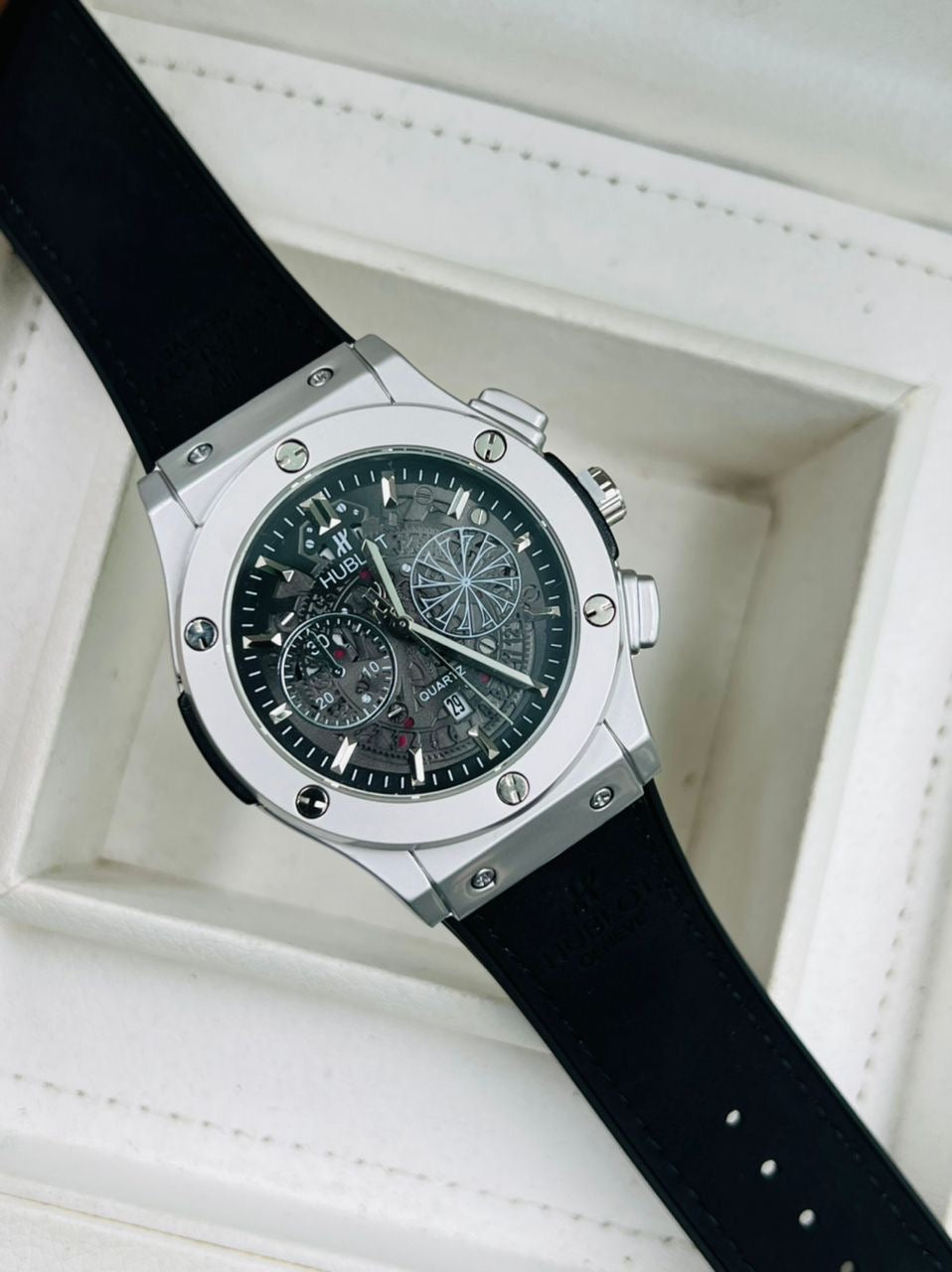 Hublot Leather Watch