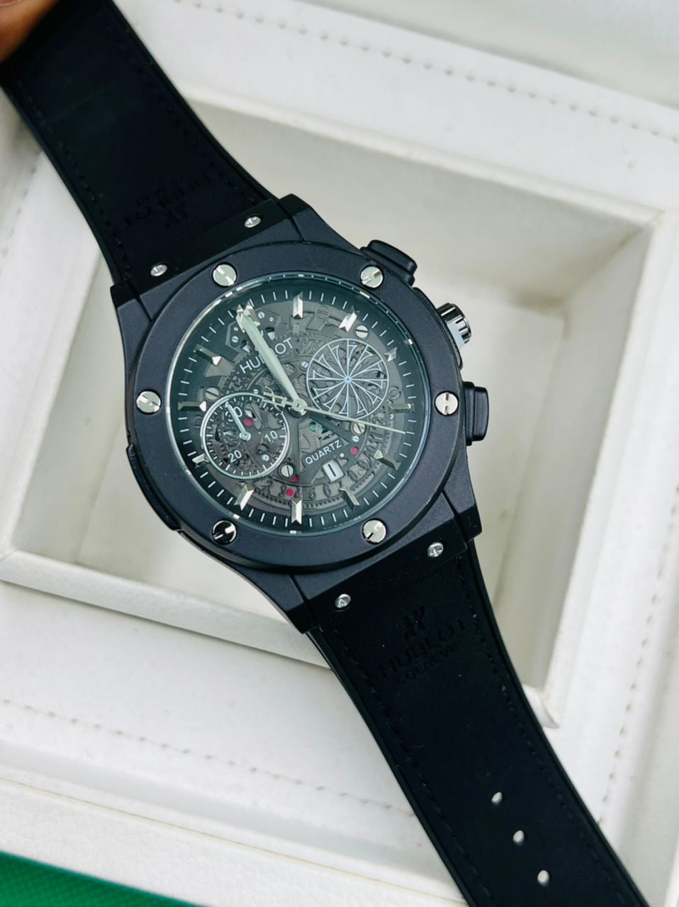 Hublot Leather Watch